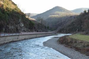 Neu ahr Flussbett nach das Flut foto