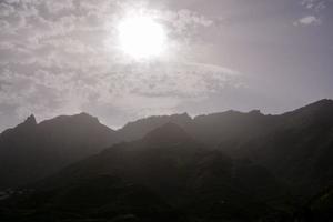 malerischer Blick auf die Berge foto