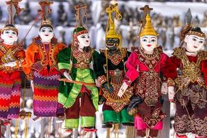 traditionell Myanmar Marionette foto