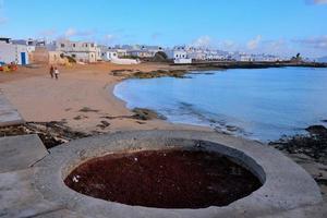 Gebäude im tropisch vulkanisch Kanarienvogel Inseln Spanien foto