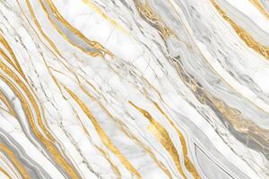 Weiß und Gold Marmor Textur. Luxus abstrakt Flüssigkeit Kunst Farbe Hintergrund. ai generiert foto