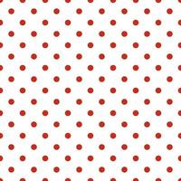 Polka Punkt nahtlos Muster, rot und Weiß können Sein benutzt im dekorativ Entwürfe. Mode Kleider Bettwäsche setzt, Vorhänge, Tischdecken, Notizbücher foto