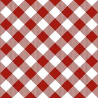 Gingham nahtlos Muster, rot und Weiß Schwanz können Sein benutzt im dekorativ Entwürfe. Mode Kleider Bettwäsche setzt, Vorhänge, Tischdecken, Notizbücher foto