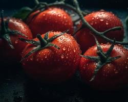 frisch rot Tomaten Gemüse Foto