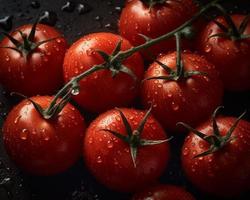frisch rot Tomaten Gemüse Foto