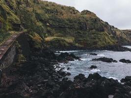 Drohne Aussicht von ponta da Costa im sao miguel, das Azoren foto