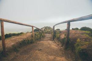 Aussicht von sete cidades im sao miguel, das Azoren foto
