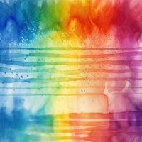 Regenbogen Aquarell Hintergrund Textur foto