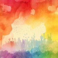 Regenbogen Aquarell Hintergrund Textur foto