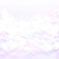 süß Pastell- lila Himmel mit Wolken Hand gezeichnet Hintergrund foto