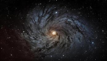 Aussicht von das milchig Weg Galaxis im das Universum .generativ ai foto