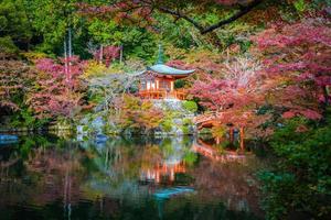 Daigoji-Tempel im Herbst, Kyoto, Japan foto