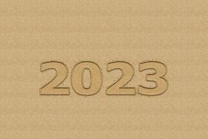 Neu Jahr Konzept 2023 foto