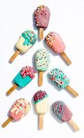 Kuchen Pops Eis Cremes foto