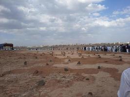 Medina, Saudi Arabien, April 2023 - - Innere Aussicht von jannat al-baqi historisch Friedhof von Medina. diese Friedhof ist gelegen in der Nähe von Masjid al-Nabawi im Medina. foto