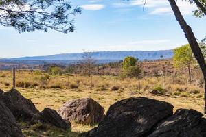 Panorama- Aussicht von Villa Yacanto, Provinz von Cordoba foto