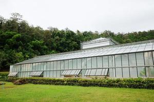 Gewächshaus und Wintergarten beim Königin Sirikit botanisch Garten und Arboretum, Bergsteiger Weg zum Studie Über verschiedene Pflanze Spezies. foto