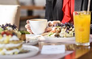 Kaffeezeit-Konzept foto