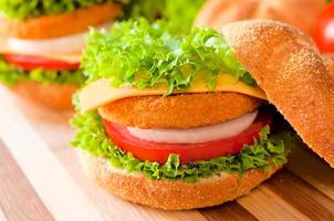 gebraten Fisch Burger foto