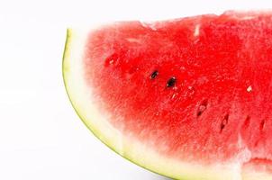 Wassermelone isoliert auf Weiß foto