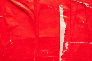 alt Grunge zerrissen zerrissen rot Papier Poster Oberfläche Textur Hintergrund foto