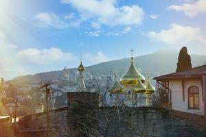 Jalta, Krim. städtische Landschaft foto