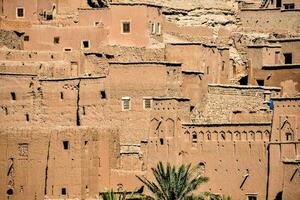 Aussicht von alt ben haddou Stadt, Dorf im zentral Marokko Afrika foto