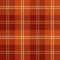 Tartan nahtlos Muster, rot und orange, können Sein benutzt im das Design von Mode Kleidung, Bettwäsche, Vorhänge, Tischdecken foto