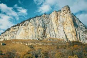 felsig Berge Natur Wolken Reise Herbst Stil foto