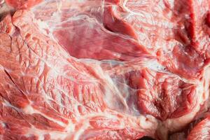 roh Rindfleisch Fleisch Textur foto