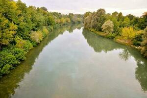 auf das Fluss Kurs foto