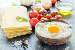 hausgemacht Italien Lasagne foto