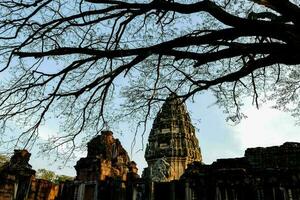 alter tempel in thailand foto