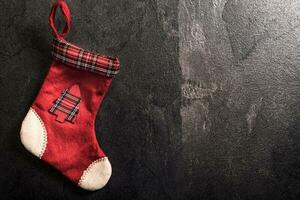 Weihnachten Socke Konzept foto