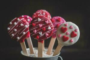 Liebe Konzept Cupcakes foto