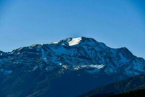 malerischer Blick auf die Berge foto