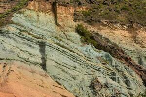 schließen oben von ein Felsen foto