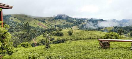 Aussicht von das Berge von minas Gerais Brasilien foto