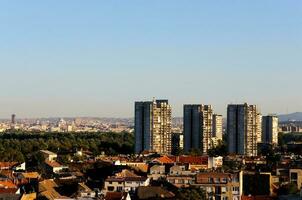 Zemun Dächer Landschaft foto