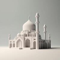 ai generativ schön Luxus Moschee foto