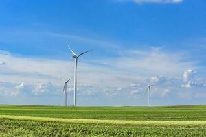 Windmühle draussen Konzept foto