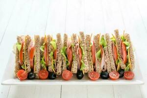 Verein Toast Sandwiches foto