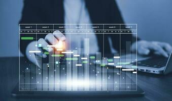 Arbeiten Daten Analytik und Daten Verwaltung Systeme und Metriken in Verbindung gebracht zu korporativ Strategie Datenbank zum Finanzen, Intelligenz, Geschäft Analytik mit Schlüssel Performance Indikatoren, Sozial Netzwerk foto