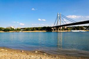 Eisenbahn Brücke Landschaft foto