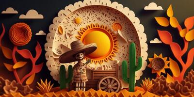 festa junina Hintergrund, Brasilianer Party und Latein amerikanisch Festival. generativ ai foto