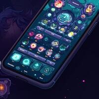 Anime Strategie Spiel ui Design Behance ai generiert foto