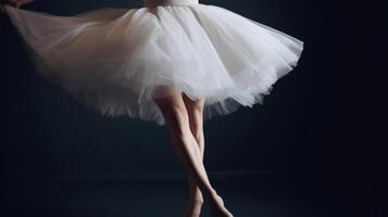 Ballerina Hintergrund. Illustration ai generativ foto