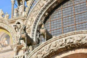 Heilige markieren Basilika Dekoration, Venedig foto