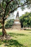 ein uralt Tempel im Thailand foto