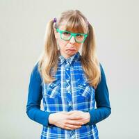 Hochschule Schüler mit Grün Brille foto